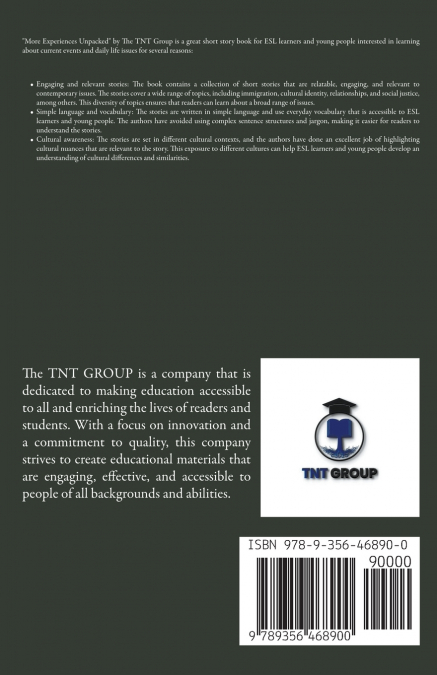 MORE EXPERIENCES UNPACKED