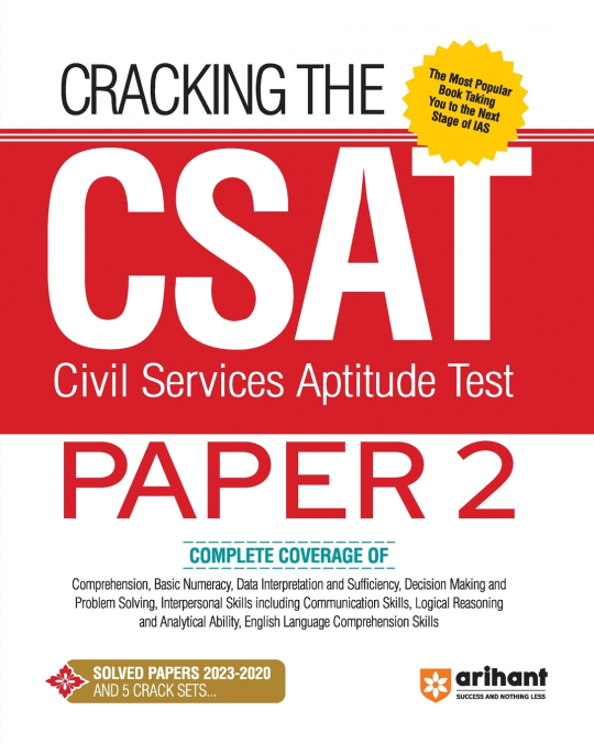 10 PRACTICE SETS UPSC CSAT CIVIL SERVICES APTITUDE TEST PAPE