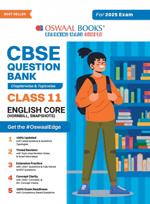 OSWAAL CBSE QUESTION BANK CLASS 11 ENGLISH CORE, CHAPTERWISE