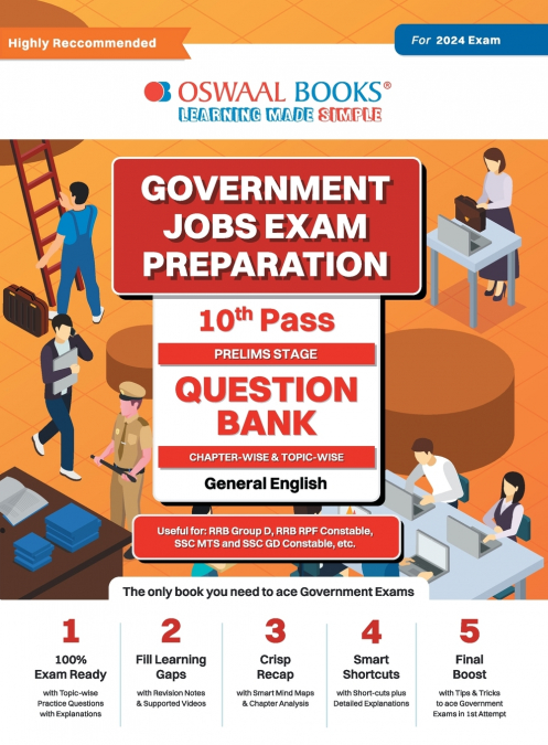 OSWAAL GOVERNMENT EXAMS QUESTION BANK 10TH PASS GENERAL EN