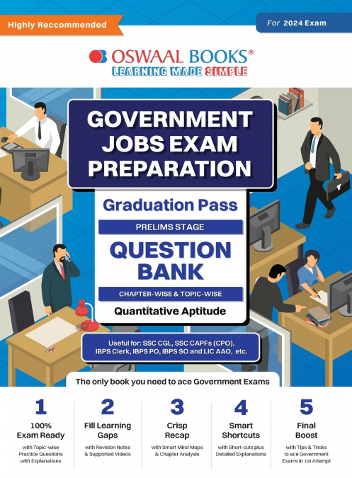 OSWAAL GOVERNMENT EXAMS QUESTION BANK GRADUATION PASS QUAN