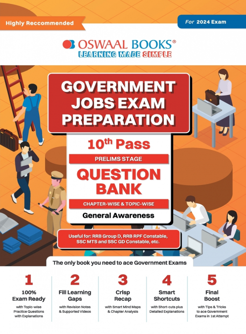 OSWAAL GOVERNMENT EXAMS QUESTION BANK 10TH PASS GENERAL AW