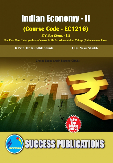 INDIAN ECONOMY - II(F.Y.B.A,S.P. COLLEGE,SEM.-II)