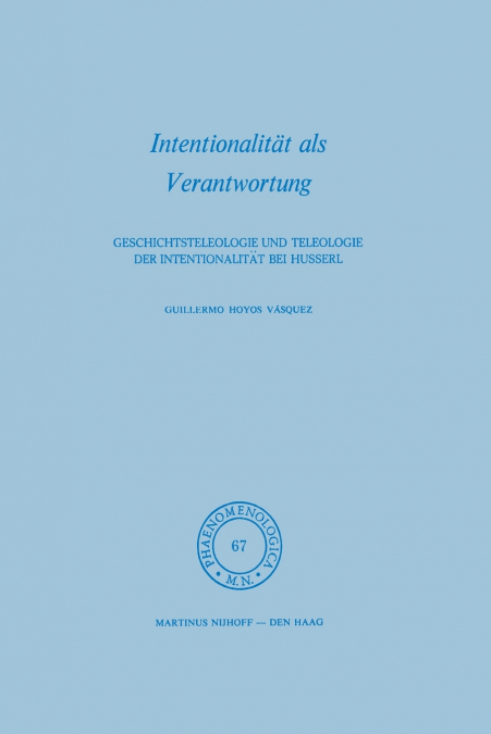 INTENTIONALITAT ALS VERANTWORTUNG