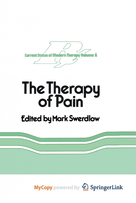 THE THERAPY OF PAIN