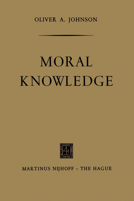 MORAL KNOWLEDGE