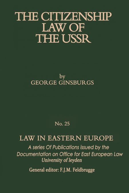 THE CITIZENSHIP LAW OF THE USSR