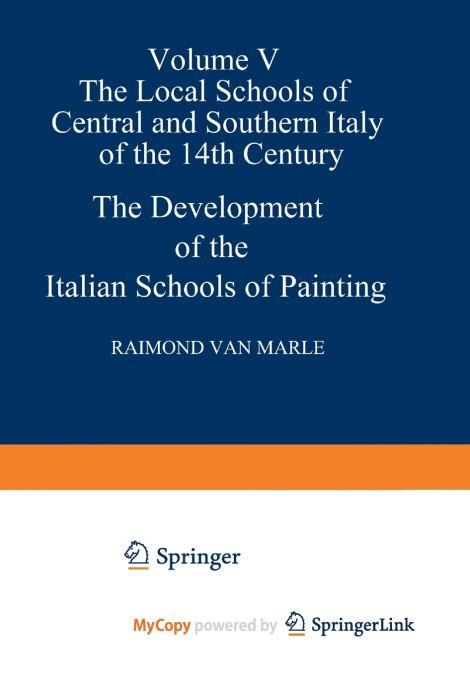 THE DEVELOPMENT OF THE ITALIAN SCHOOLS OF PAINTING