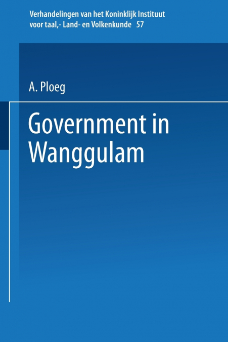 GOVERNMENT IN WANGGULAM