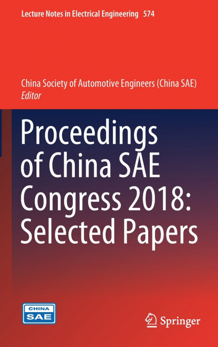PROCEEDINGS OF CHINA SAE CONGRESS 2018