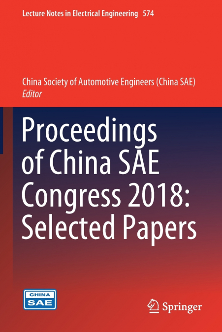 PROCEEDINGS OF CHINA SAE CONGRESS 2018