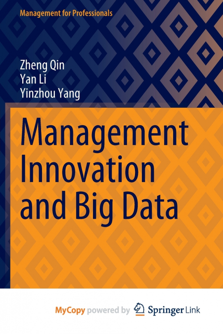MANAGEMENT INNOVATION AND BIG DATA