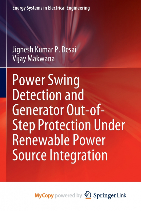 POWER SWING DETECTION AND GENERATOR OUT-OF-STEP PROTECTION U