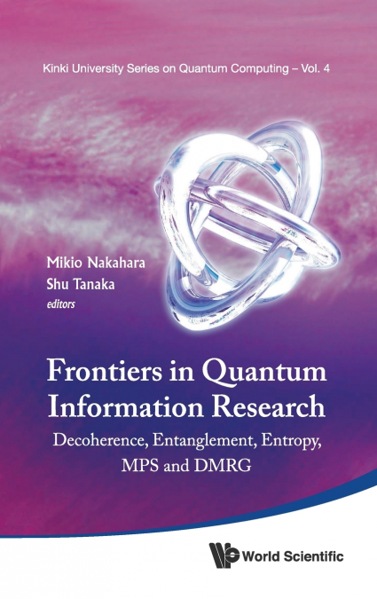 FRONTIERS IN QUANTUM INFORMATION RESEARC