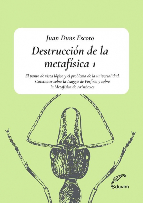 DESTRUCCION DE LA METAFISICA 1