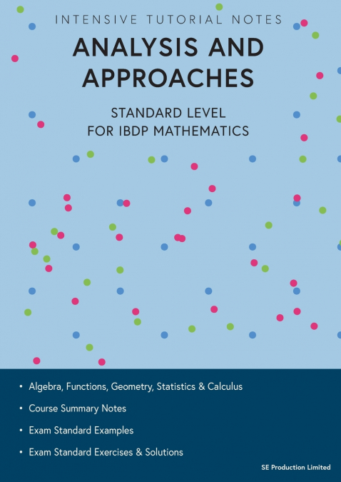 INTENSIVE TUTORIAL NOTES - ANALYSIS AND APPROACHES STANDARD