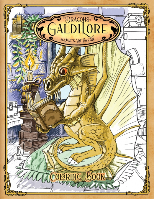 THE DRAGONS OF GALDILORE COLORING BOOK