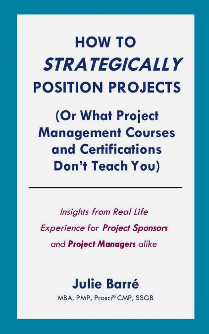 HOW TO STRATEGICALLY POSITION PROJECTS (OR WHAT PM COURSES D