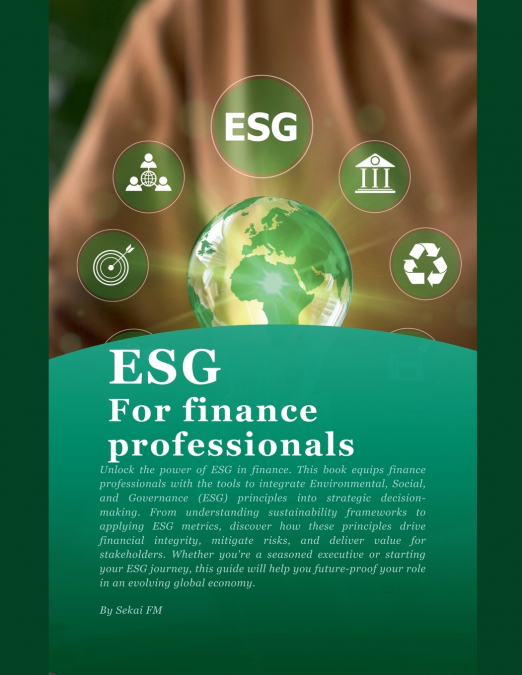 ESG FOR FINANCE PROFESSIONALS
