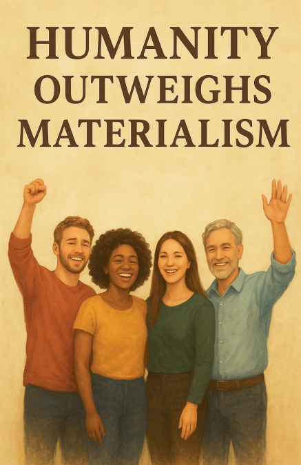 HUMANITY OUTWEIGH MATERIALISM