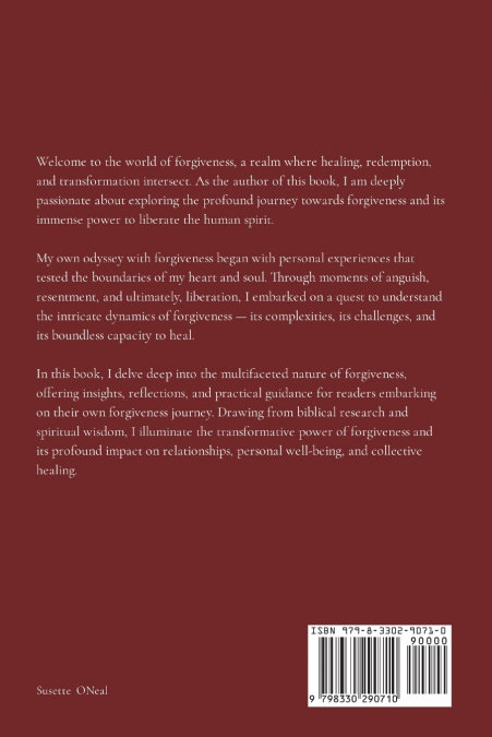 FORGIVENESS, SET YOUR SPIRIT FREE!!!