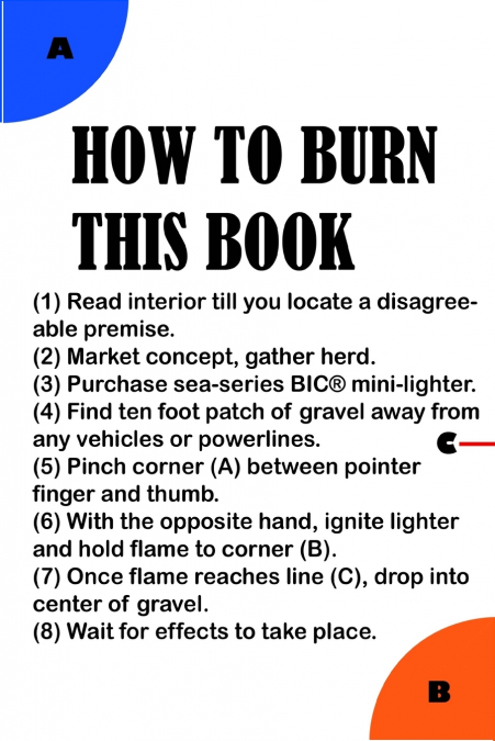 HOW TO BURN THIS BOOK