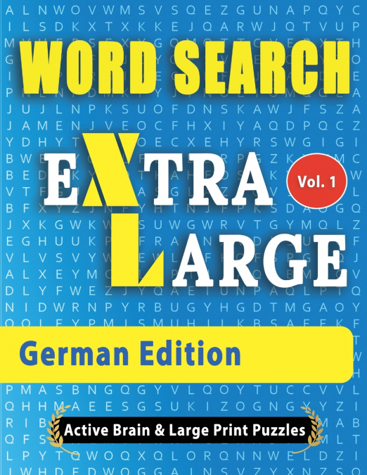 WORD SEARCH EXTRA LARGE - GERMAN EDITION