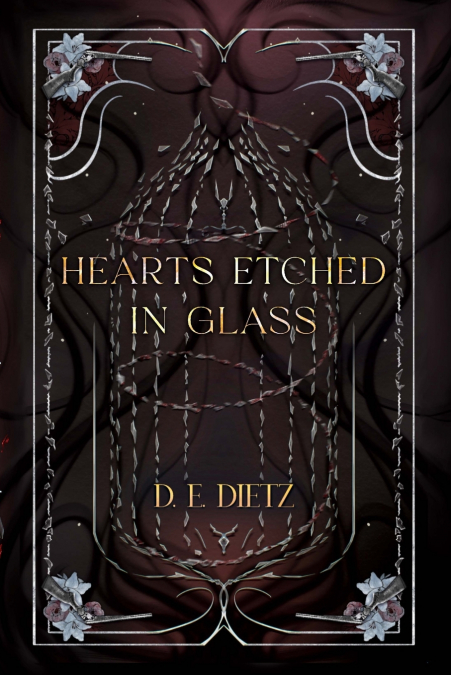 HEARTS ETCHED IN GLASS