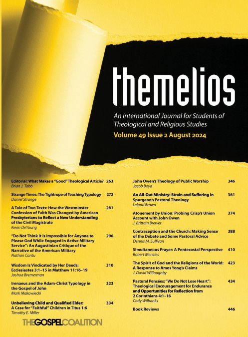 THEMELIOS, VOLUME 49, ISSUE 2