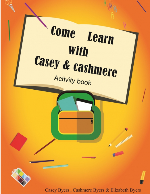COME LEARN WITH CASEY & CASHMERE ACTIVITY BOOK!