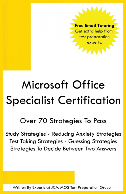 MICROSOFT OFFICE SPECIALIST CERTIFICATION
