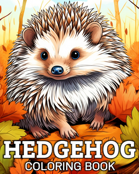 HEDGEHOG COLORING BOOK
