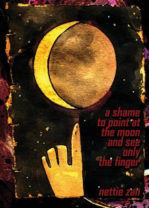 A SHAME TO POINT AT THE MOON AND SEE ONLY THE FINGER