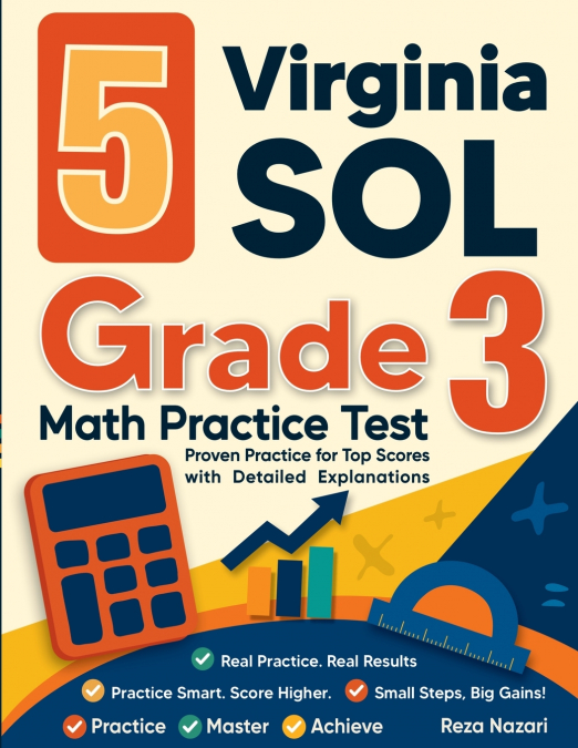 5 VIRGINIA SOL GRADE 3 MATH PRACTICE TESTS