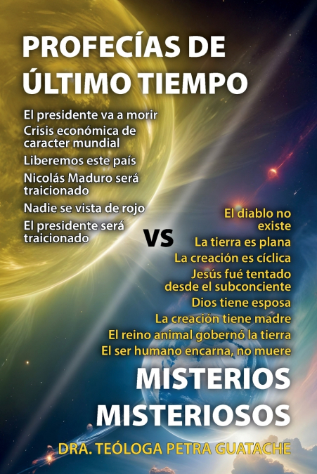 PROFECIAS DE LOS ULTIMOS TIEMPOS VERSUS MISTERIOS MISTERIOSO