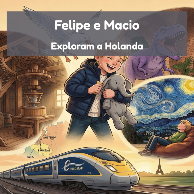 FELIPE E MACIO EXPLORAM A HOLANDA
