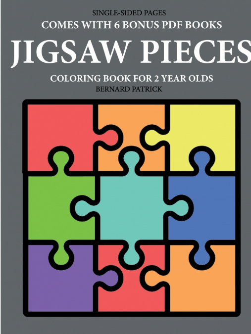 Coloring Book for 2 Year Olds (Jigsaw Pieces)