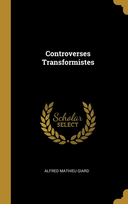 Controverses Transformistes