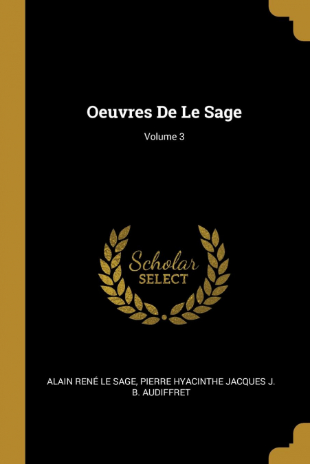 Oeuvres De Le Sage; Volume 3