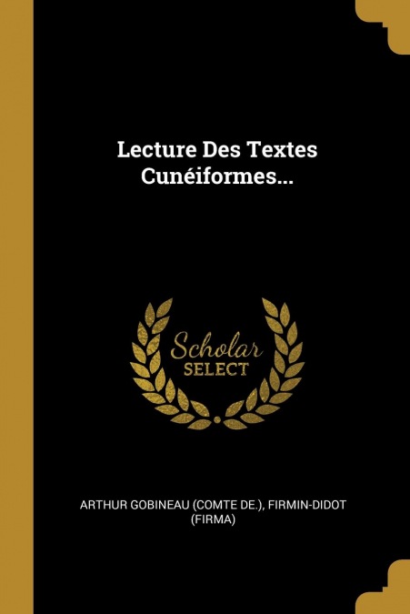 Lecture Des Textes Cunéiformes...