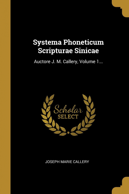 Systema Phoneticum Scripturae Sinicae