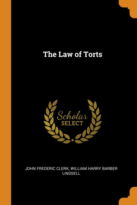The Law of Torts