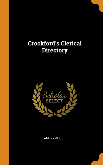 Crockford’s Clerical Directory