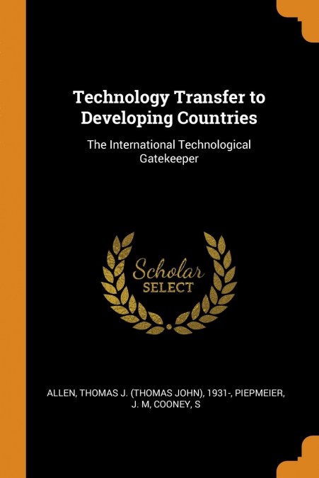 Technology Transfer to Developing Countries