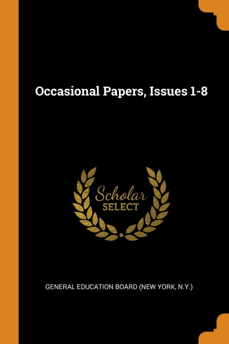 Occasional Papers, Issues 1-8