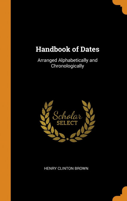 Handbook of Dates
