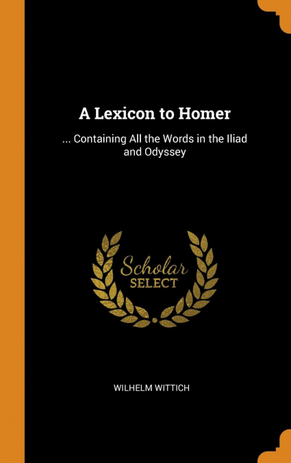 A Lexicon to Homer