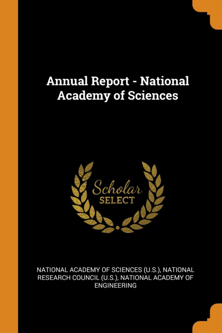 Annual Report - National Academy of Sciences