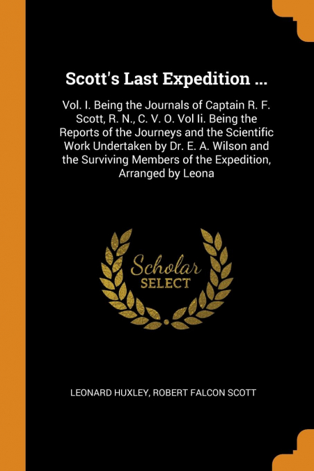 Scott's Last Expedition ...