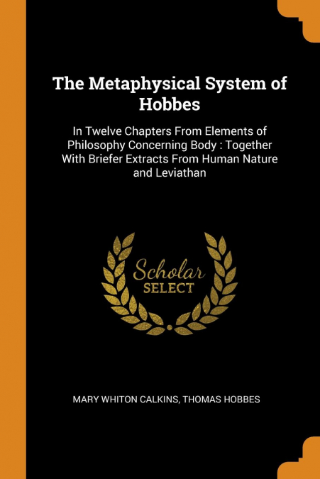 The Metaphysical System of Hobbes